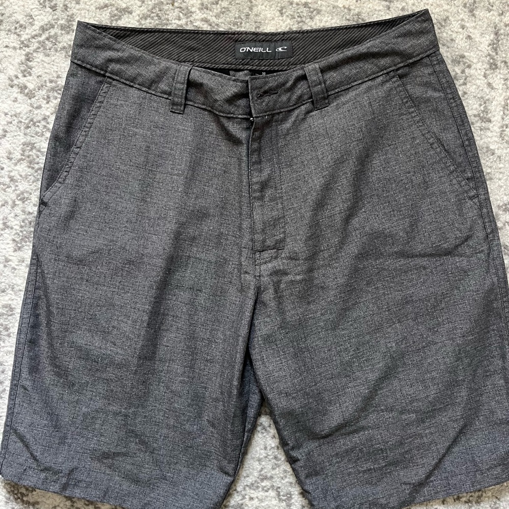 O'Neill Gray Flat Front Casual Shorts